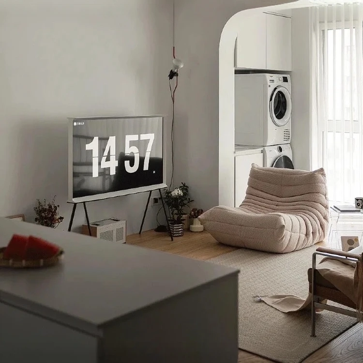 【纳图】毛毛虫单人沙发 懒人沙发 磨砂布/全真皮 现代轻奢