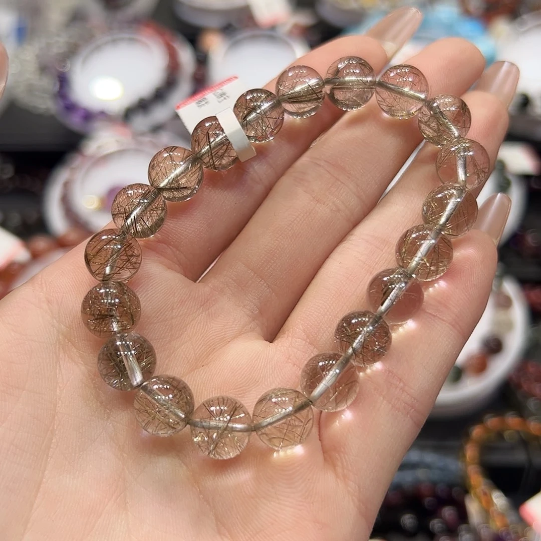 水晶手链未镶嵌sg26银发晶9+