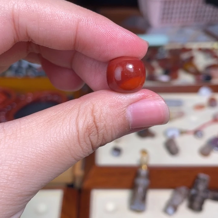 南红玛瑙未镶嵌颈饰88