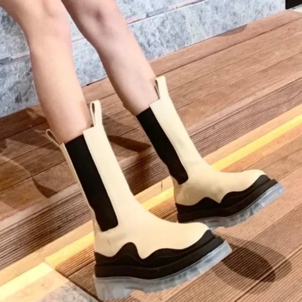 95新/Bottega Veneta/葆蝶家/筒靴/37.5码/Xsp36734