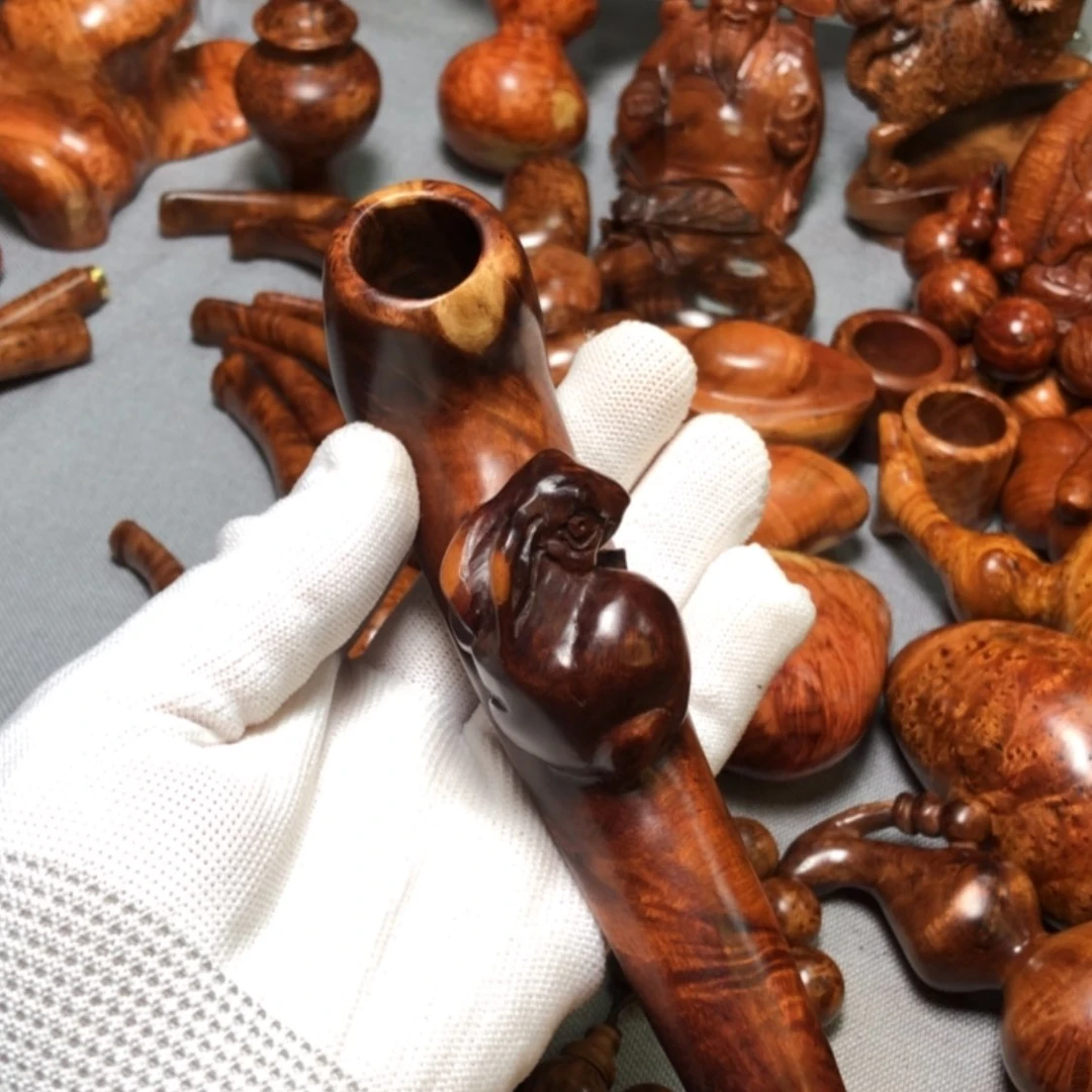 【闪购商品】木用****8麻梨疙瘩火琉璃手把件