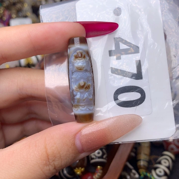 玛瑙/玉髓未镶嵌发一条