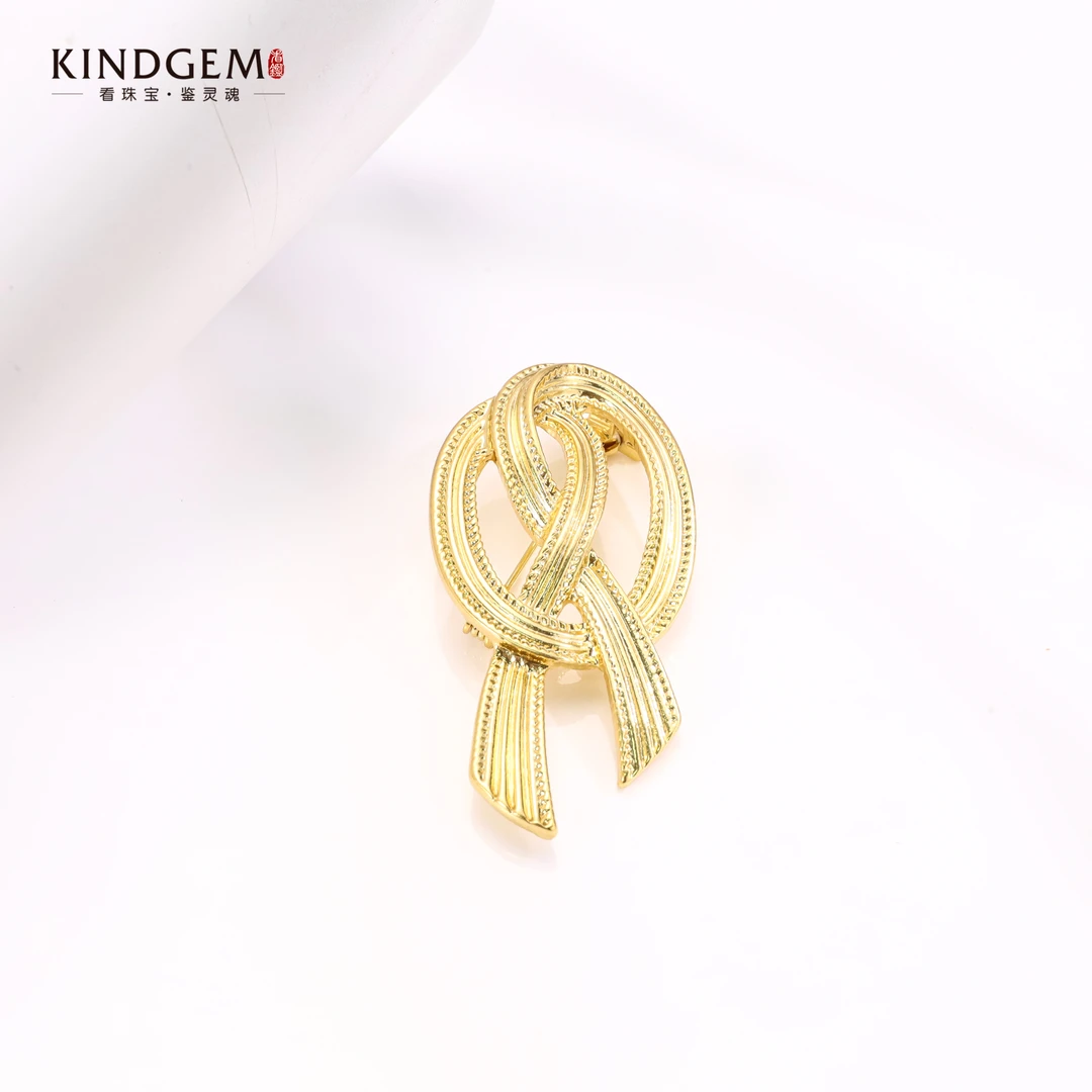 铜合金胸针 轻奢金色个性设计时尚百搭胸针 CK35XZPC-21632