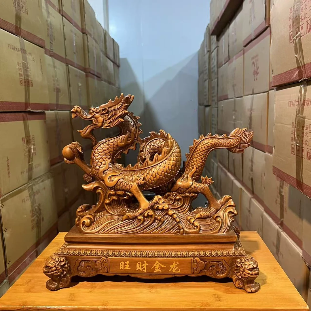 【旺财金龙】】新中式家居摆件办公室工艺品