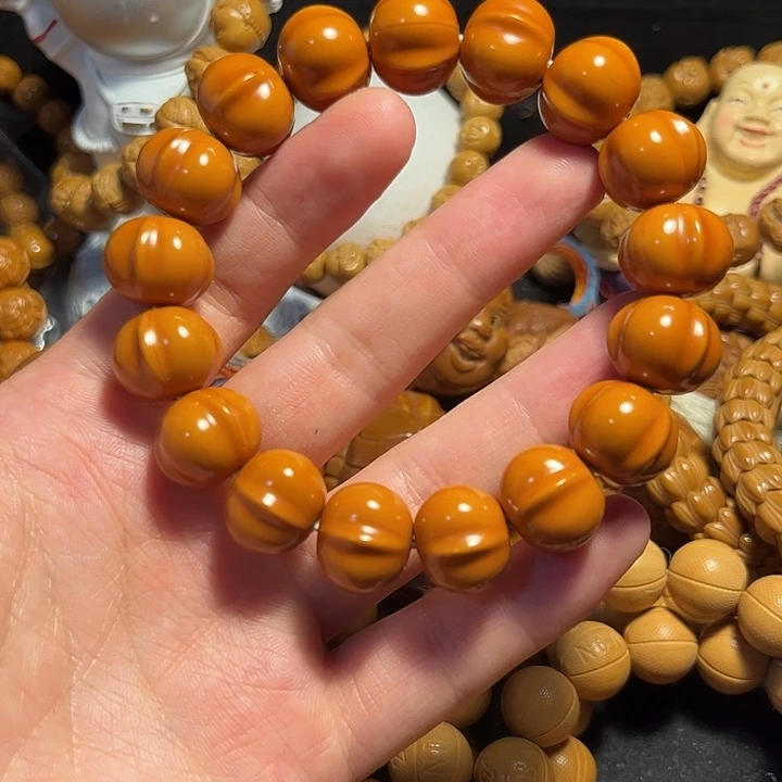 橄榄核手串/手链猴头1.6鲨鱼微瑕