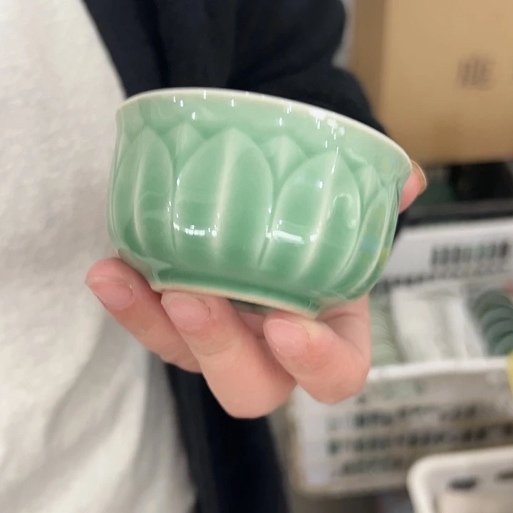 云间青瓷龙泉小米茶器