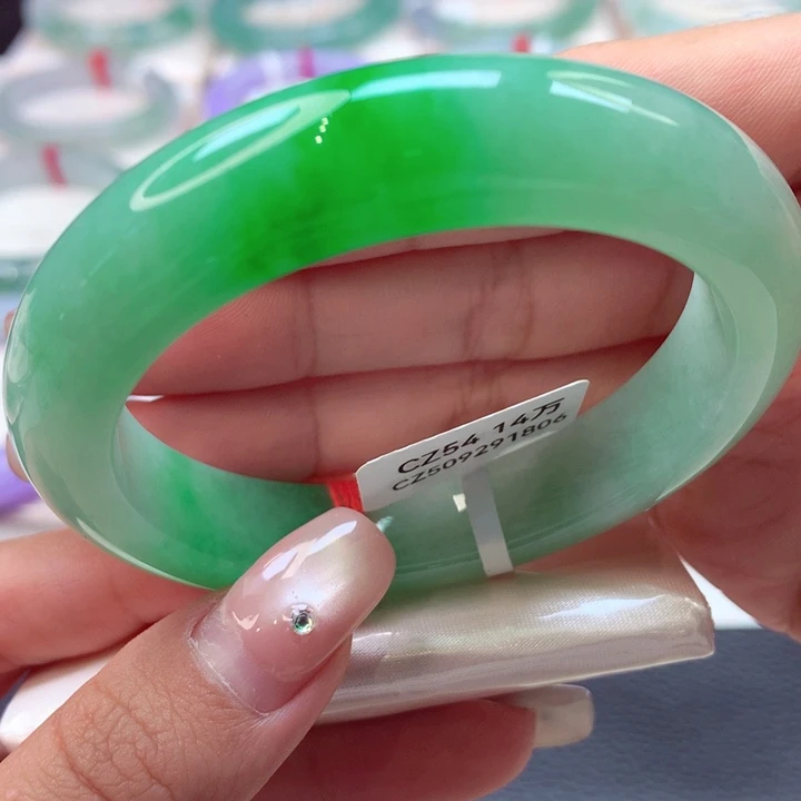 未镶嵌手镯翡翠正圈36号66