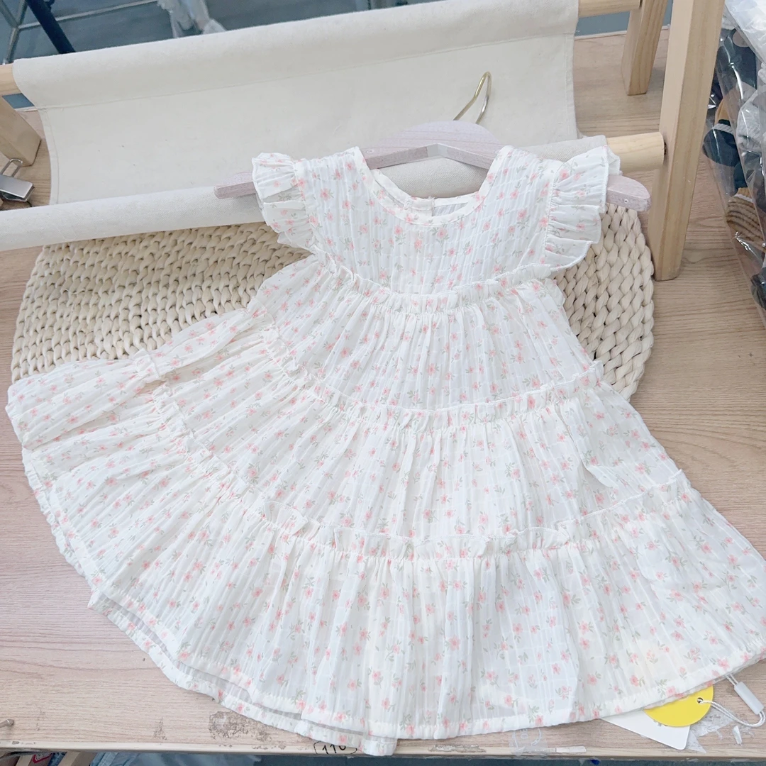 爱尚宝贝女宝雪纺无袖连衣裙