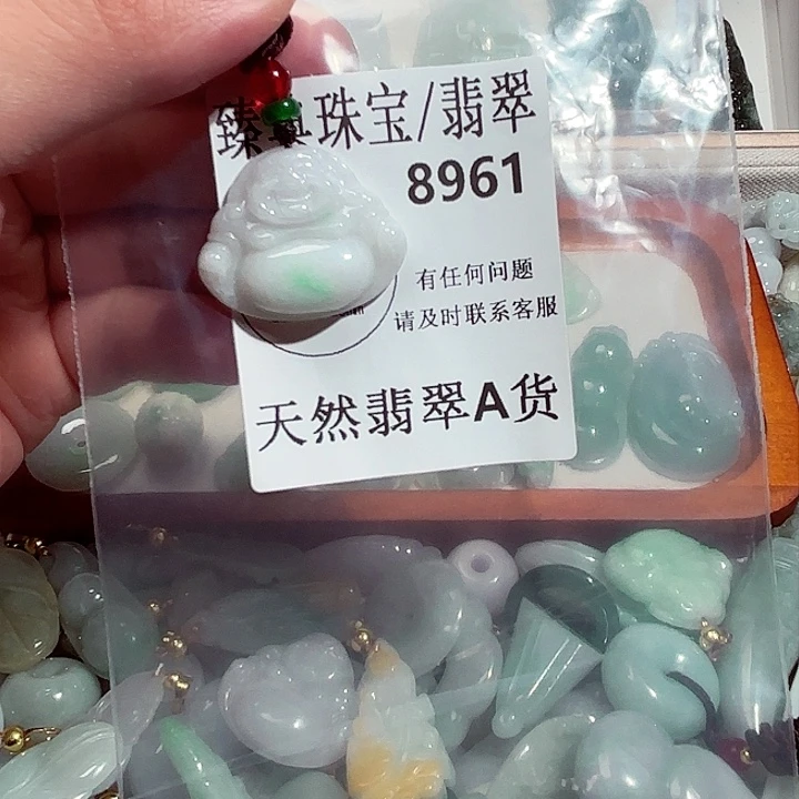 翡翠颈饰未镶嵌8961。