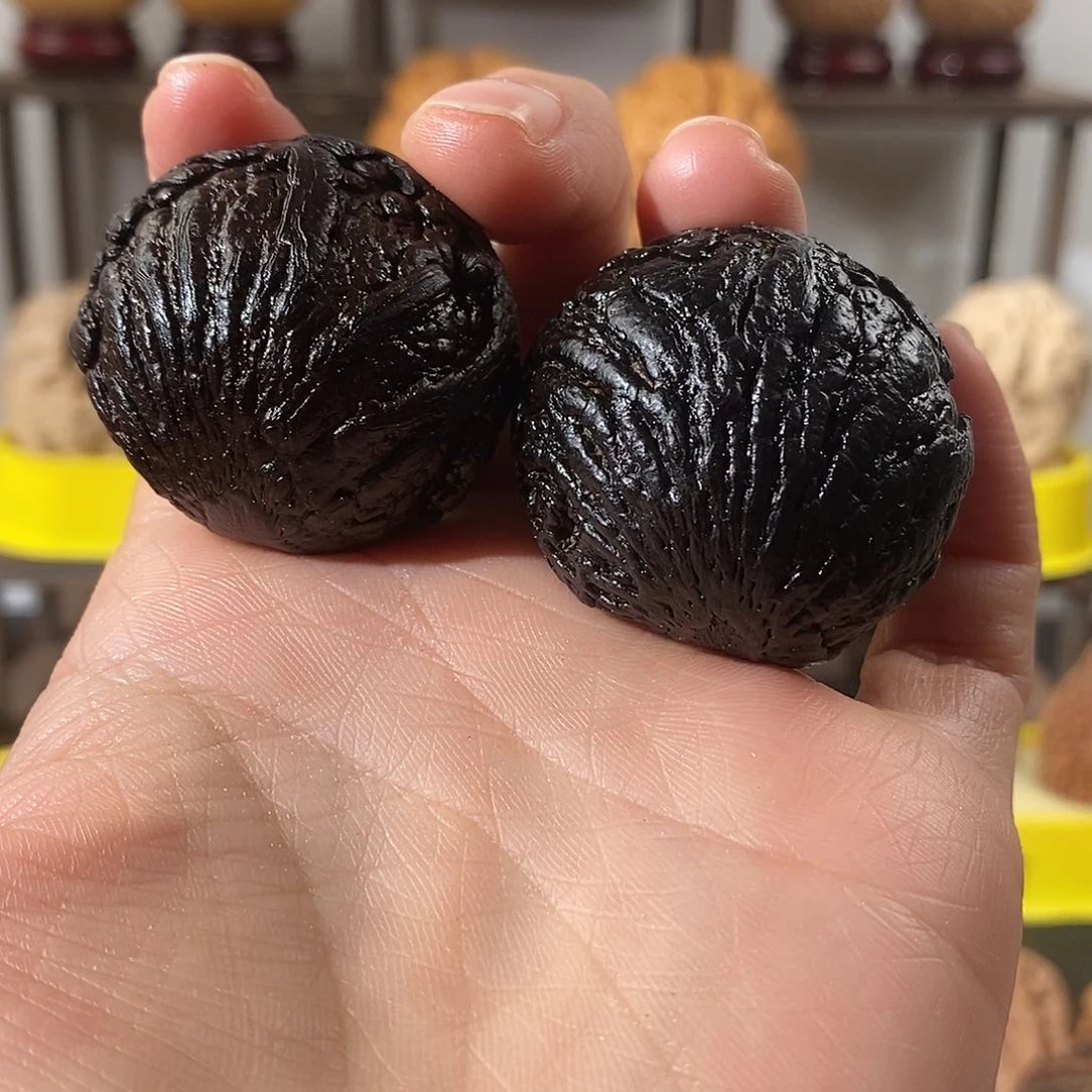 吊坠文玩核桃邓*黑龙菩提微色练手39