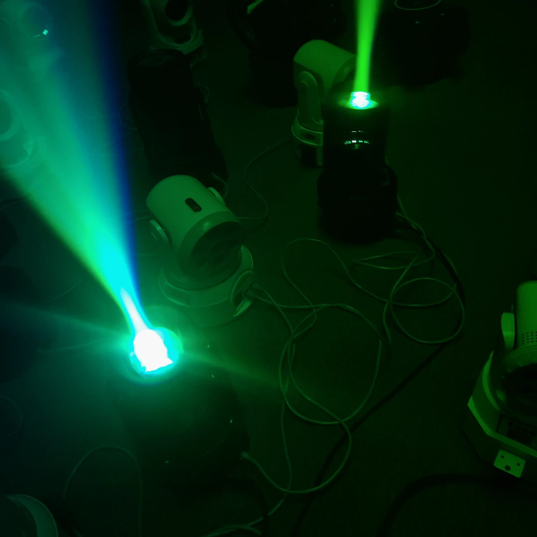 8新  黑色黑色黑色小钢炮舞台灯光酒吧光束灯100w