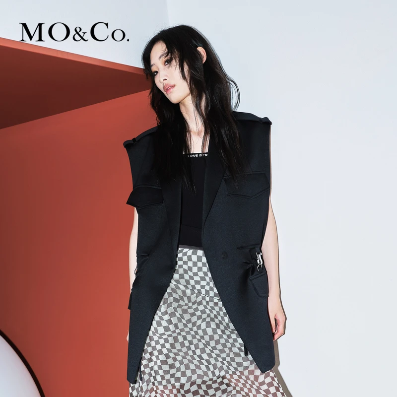 MOCO秋季工装口袋宽肩夹克外套MBB3JKT007