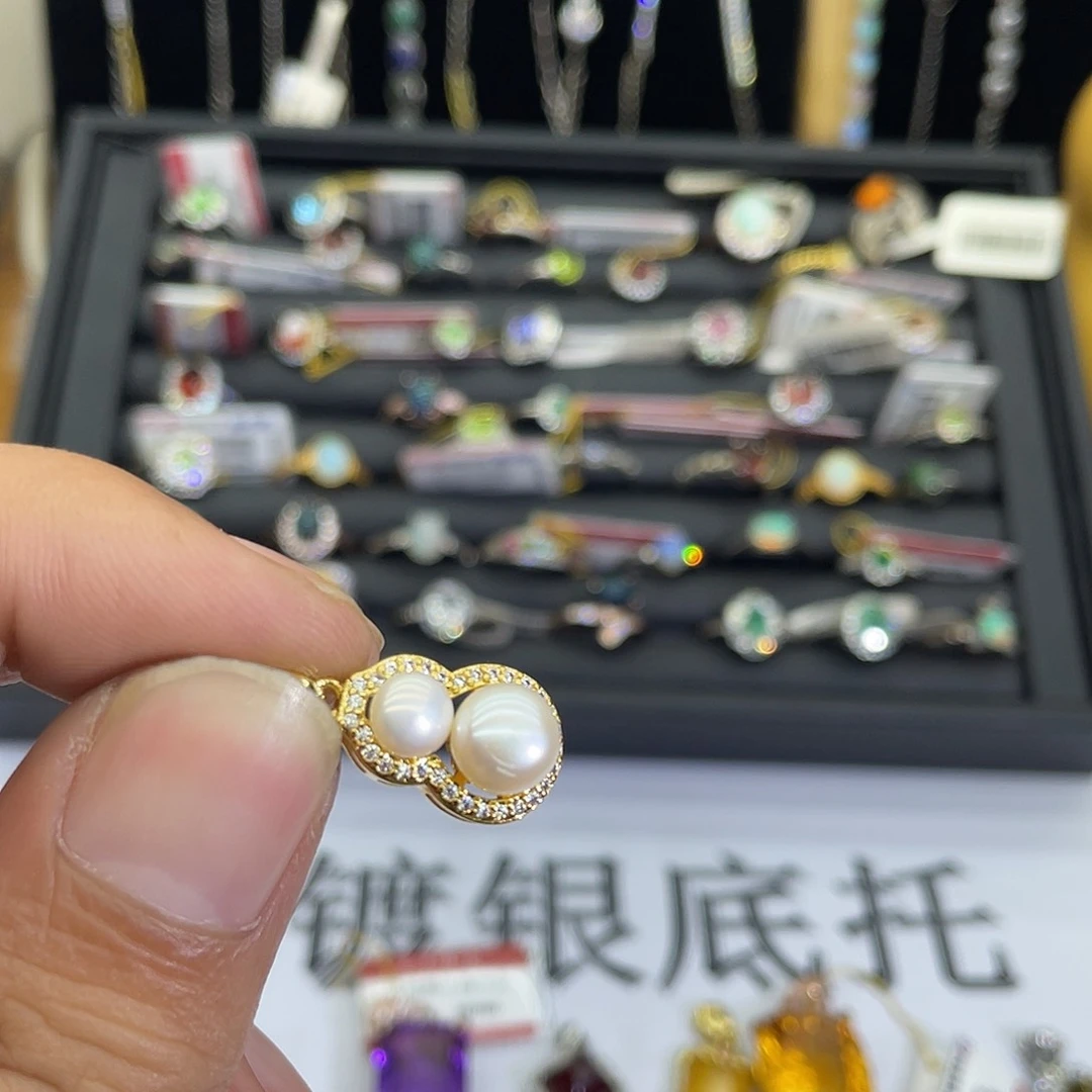 紫晶珠宝半成品未镶嵌