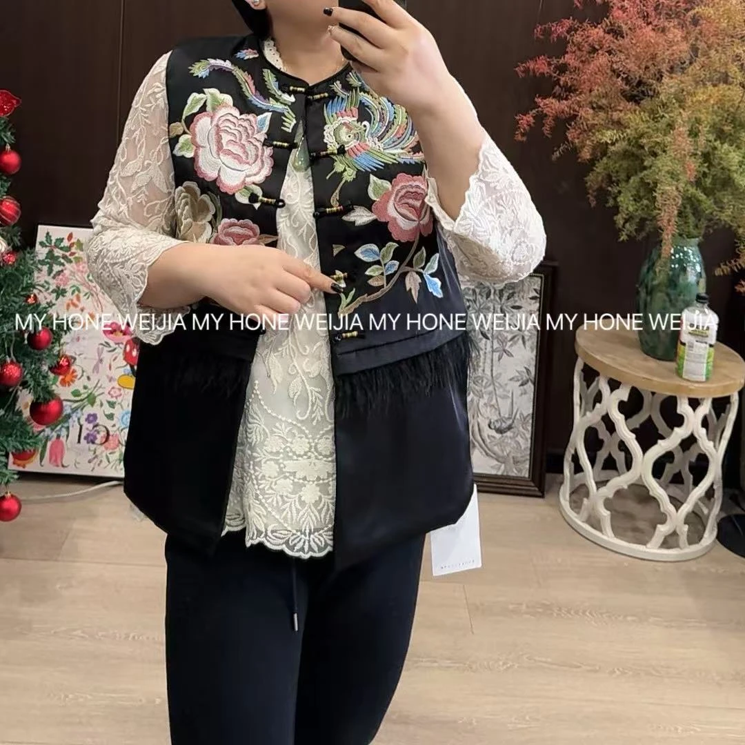 【WJ】秋冬款 玲 98018 三色国风马甲 （3-6）