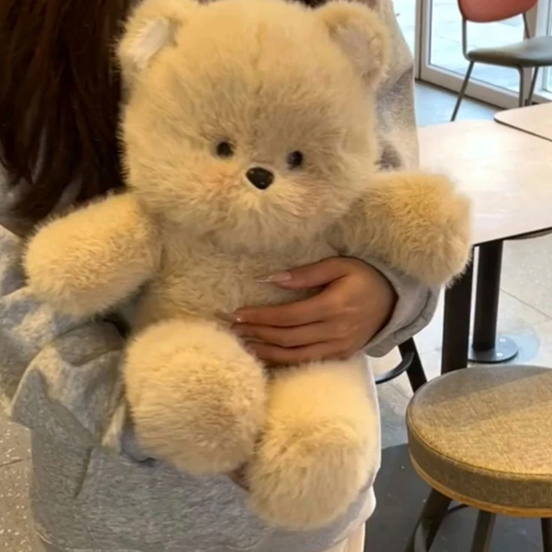 跑跑小熊抱枕可爱玩偶睡觉兔子跑步公仔毛绒玩具娃娃生日礼物女生