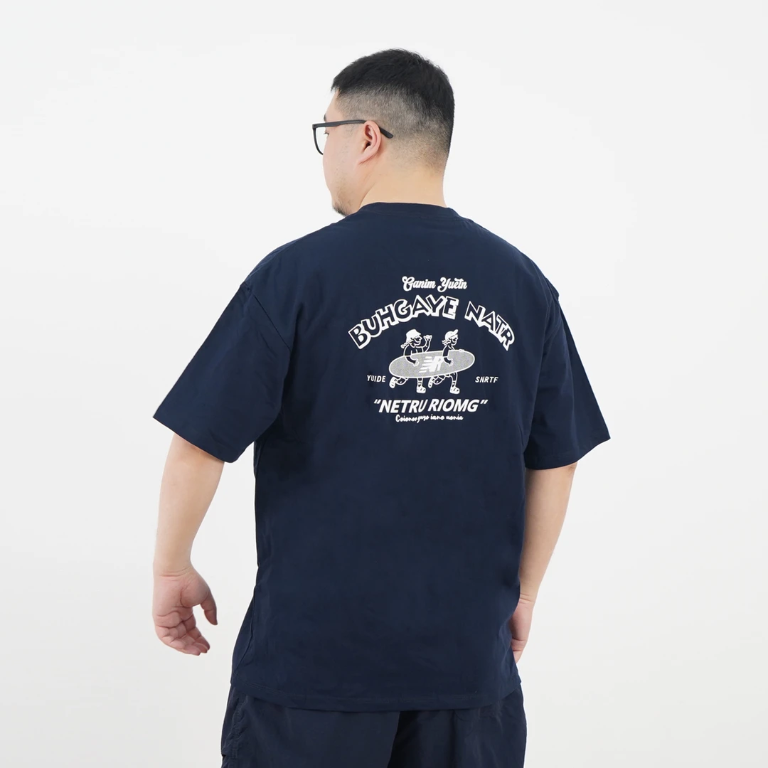 纯棉全棉。稍微重磅男士短袖T恤夏季宽松休闲双面印花半袖G-25T21