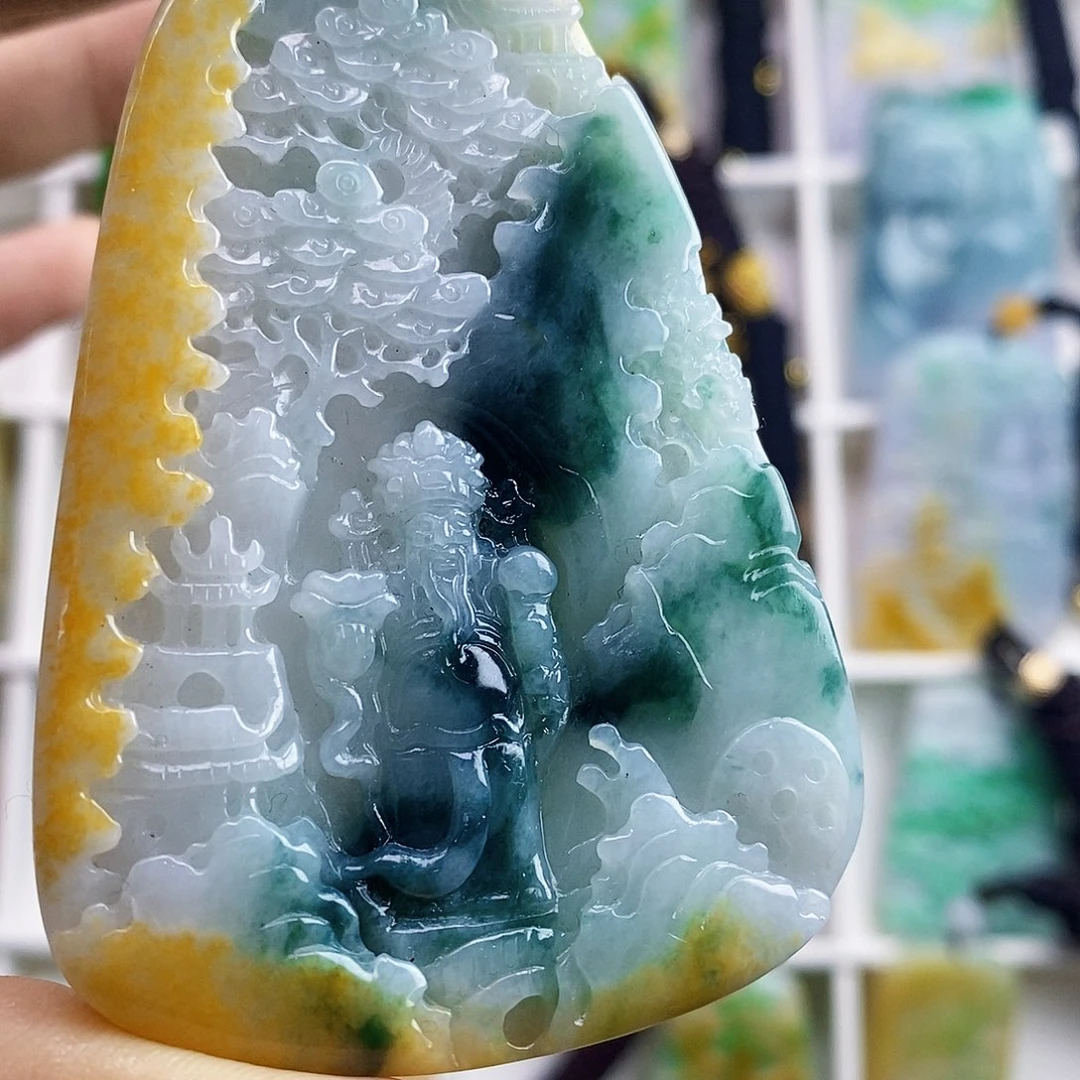 颈饰未镶嵌翡翠翡翠