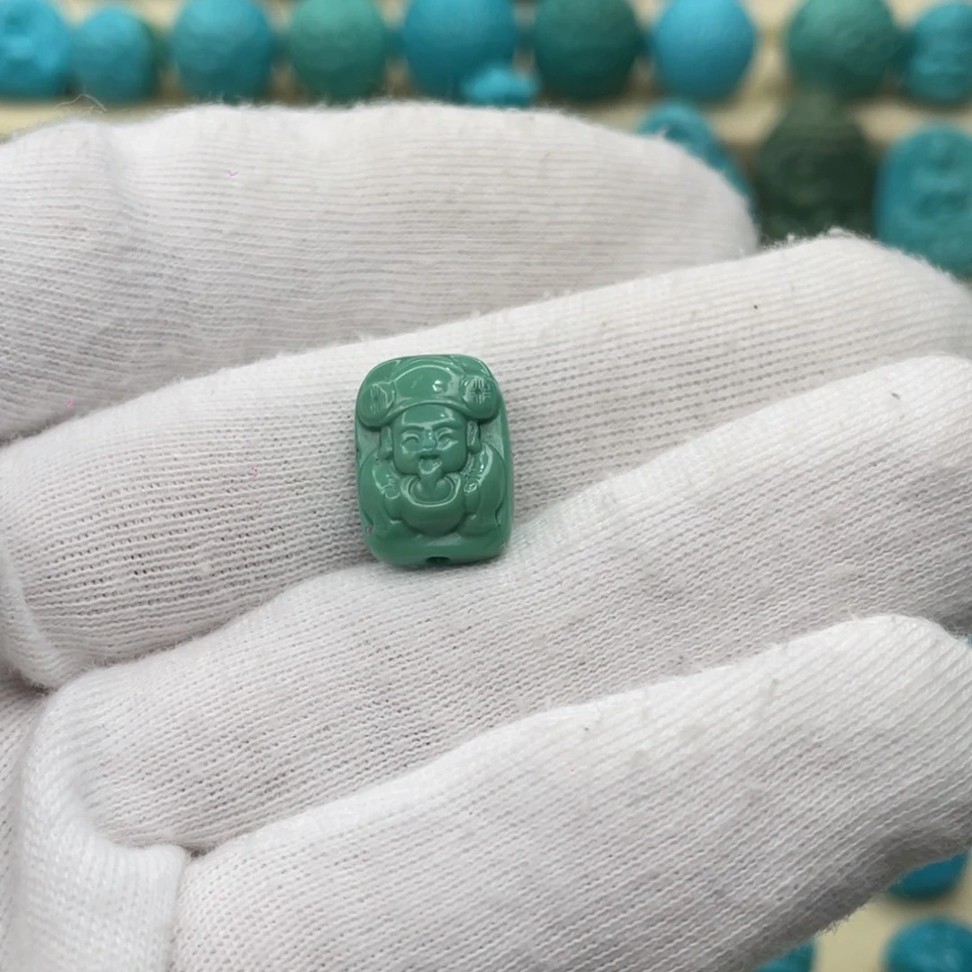 绿松石未镶嵌颈饰卡10.5-14.2-7