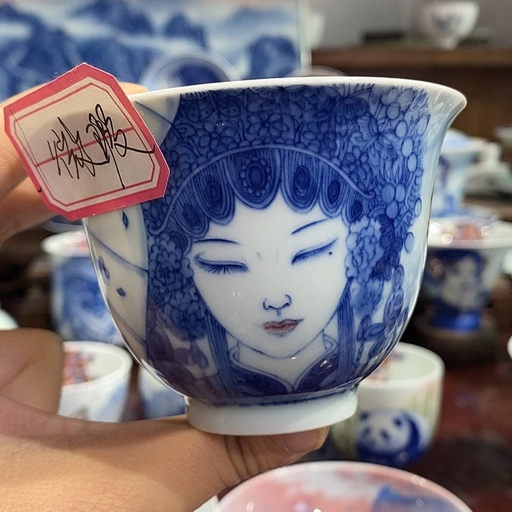 杯景德镇手工手绘陶瓷，高亮兴老师作品