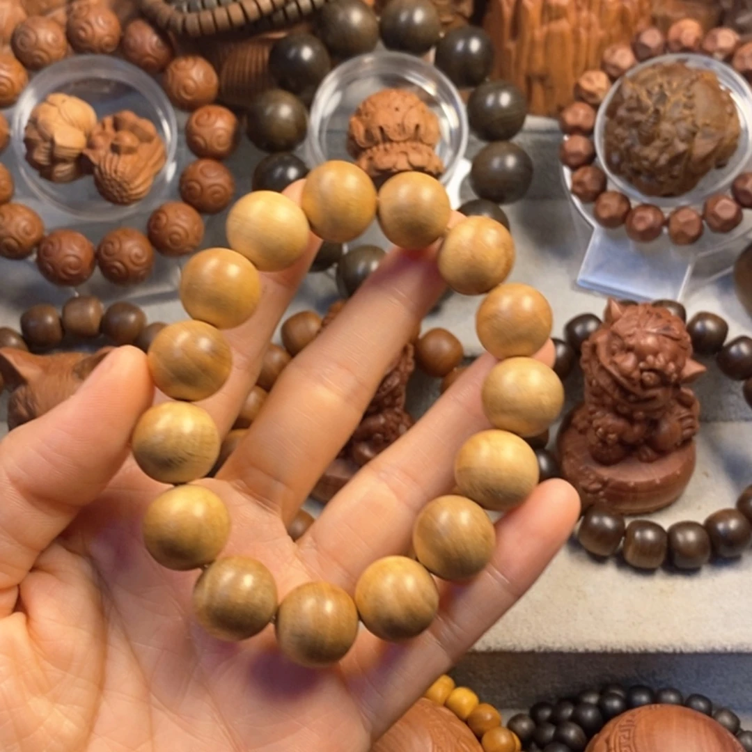 垂***眸手串/手链檀香木老山檀奶香味1.5黄肉