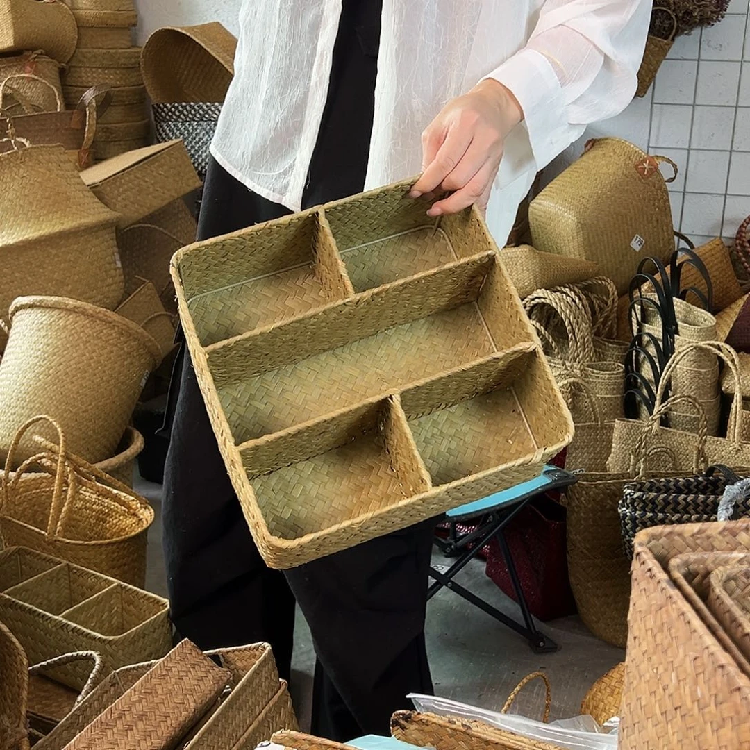 草编草编包/草编收纳盒微瑕疵