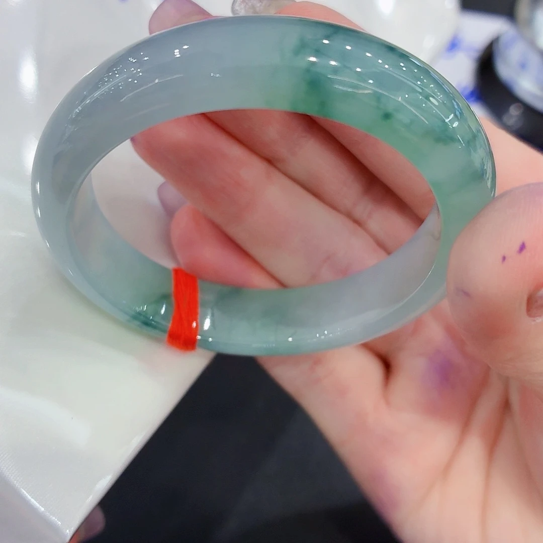 翡翠未镶嵌手镯天然缅甸翡翠手镯52