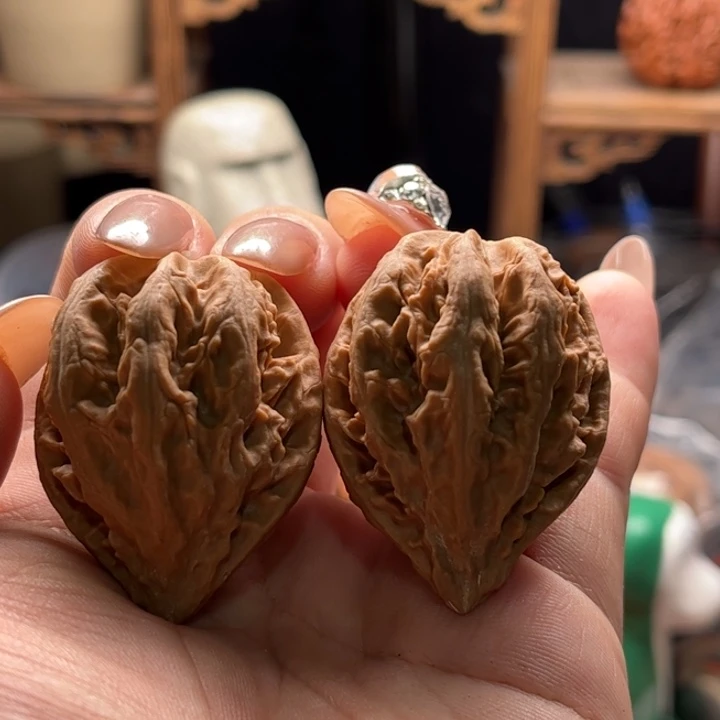 文玩核桃把件楸大胖34