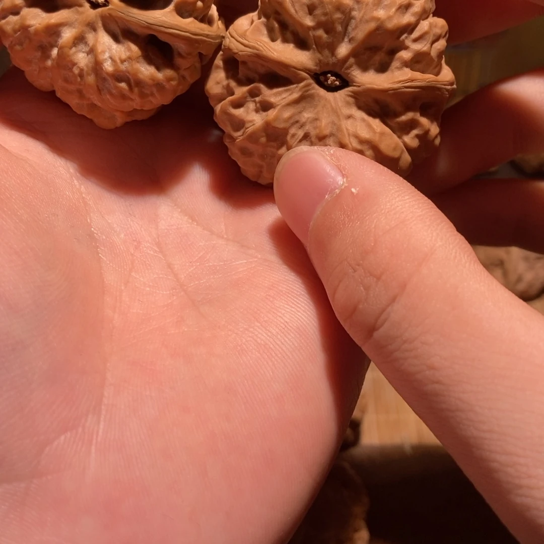 又***话文玩核桃吊坠蛤蟆头D36