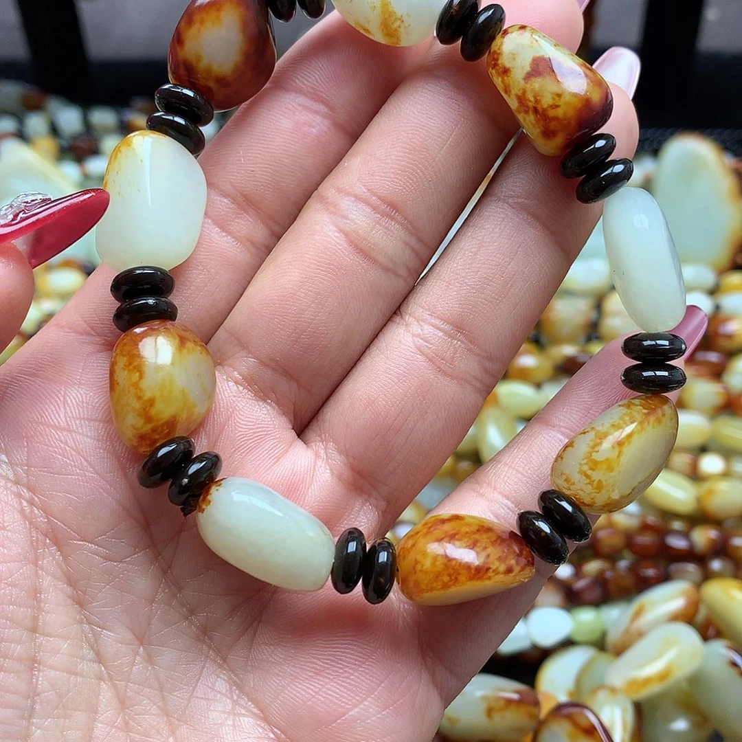 和田玉手链未镶嵌