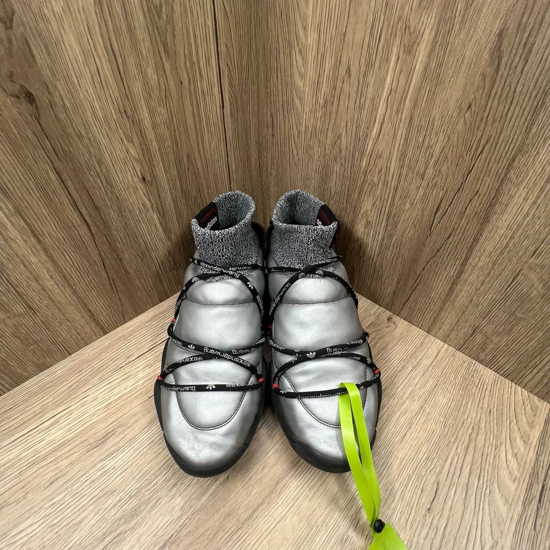 90新 GUCCI/古驰 阿迪达斯联名 银灰面包鞋 43码/9新/无配件