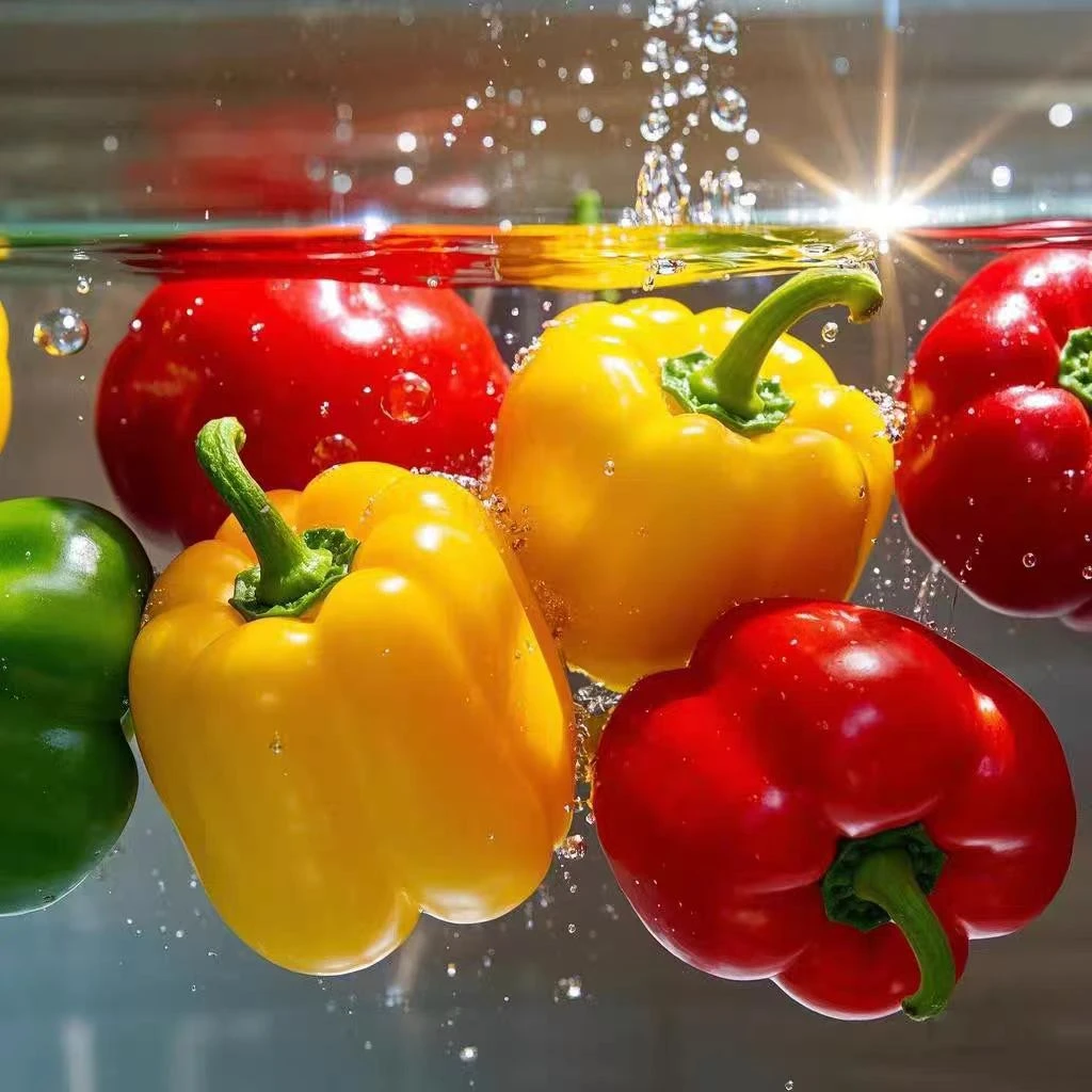 FH山东新鲜现摘水果彩椒五彩椒生吃不辣红黄圆椒灯笼椒