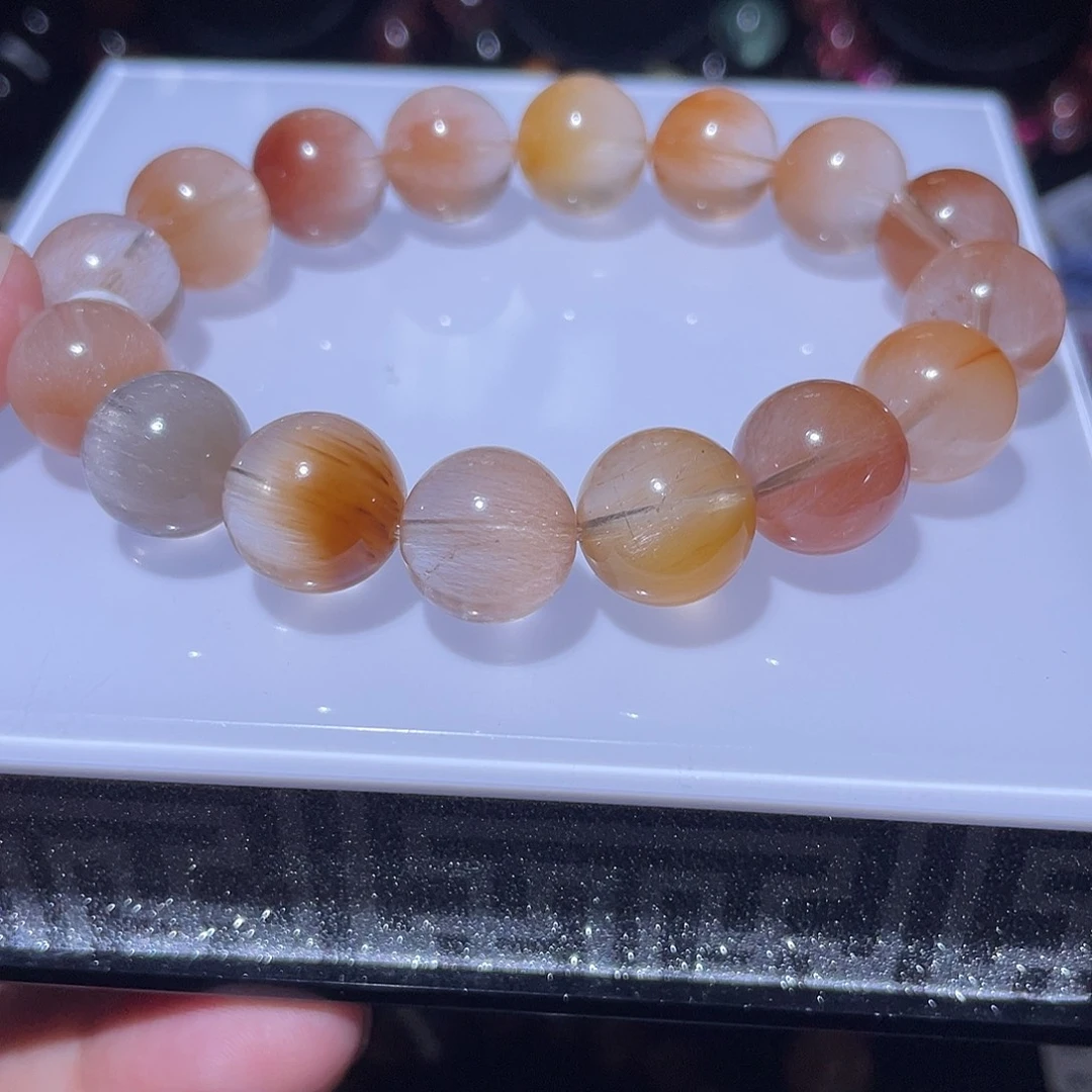 水晶手链未镶嵌黄兔毛聚宝盆12