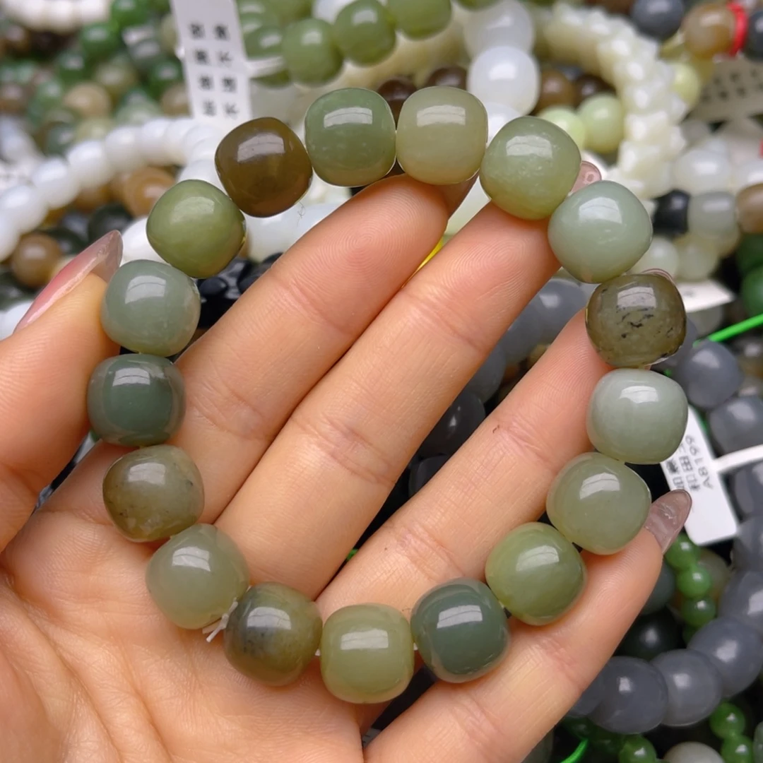 和田玉未镶嵌手链