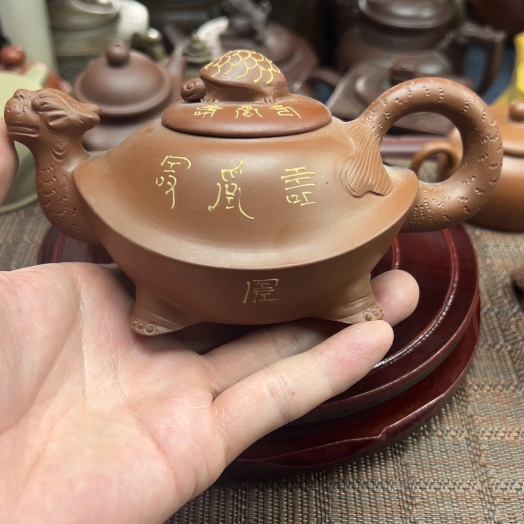 紫砂茶壶宜兴原矿紫砂壶280毫升容量