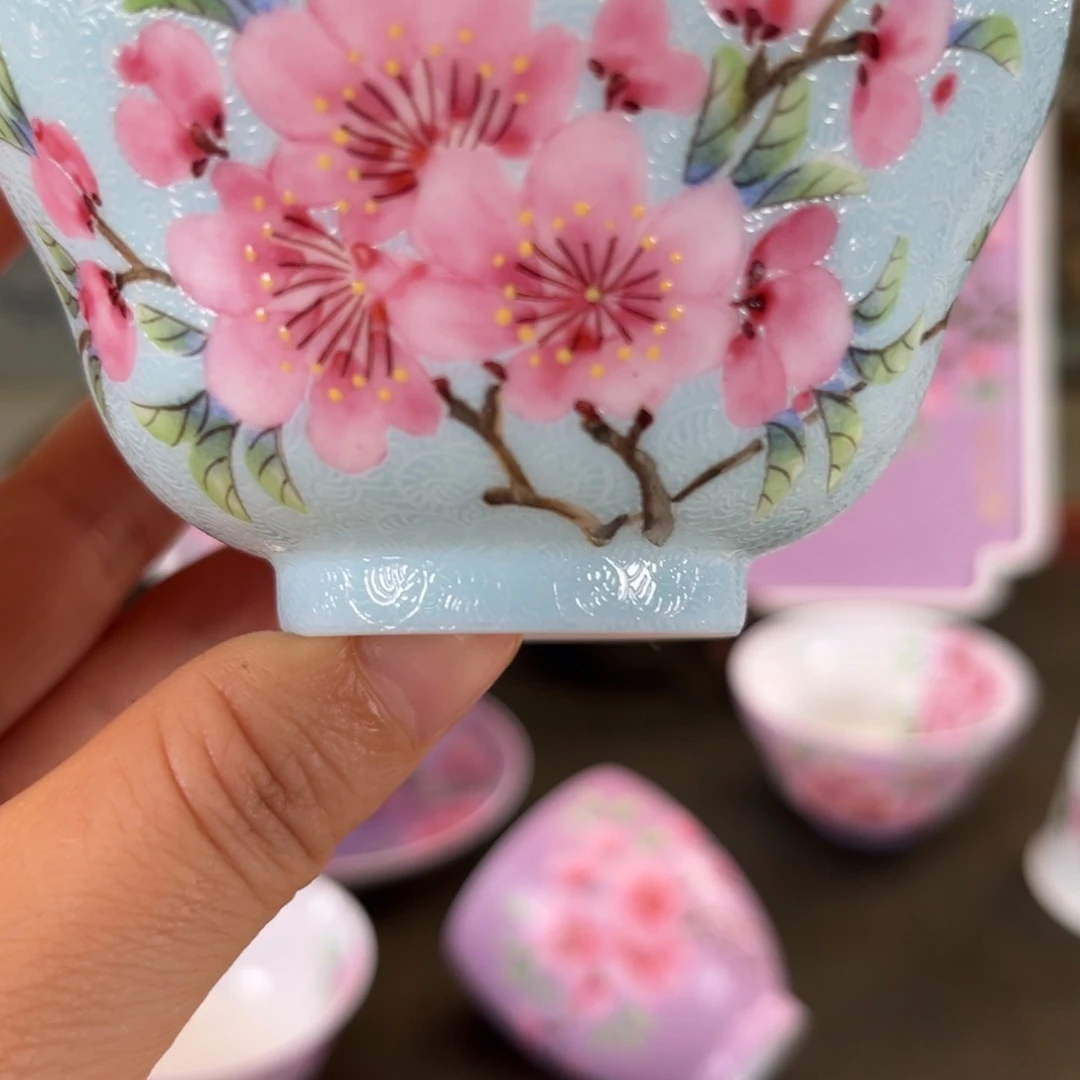 杯水点桃花水点桃花