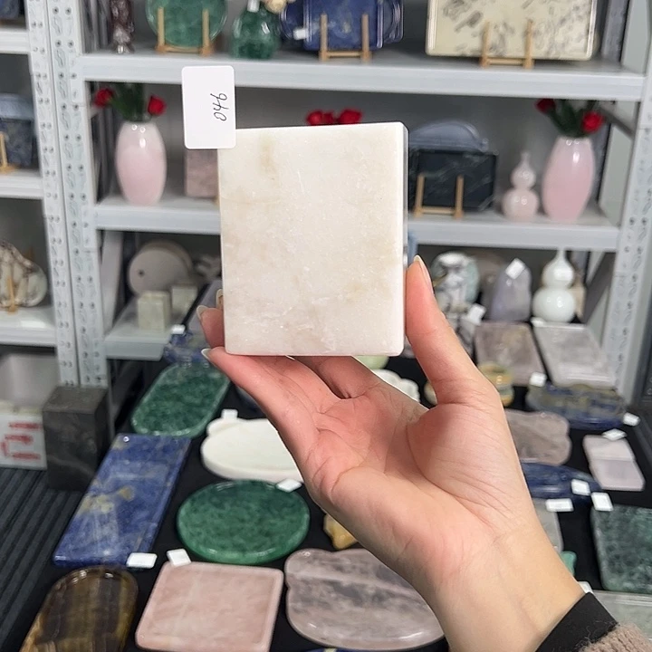 石材大理石彩虹玫瑰方块046