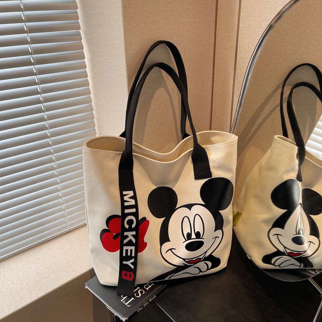 ins高中生大容量2025托特包网红手拎包卡通学生单肩包便携便当包