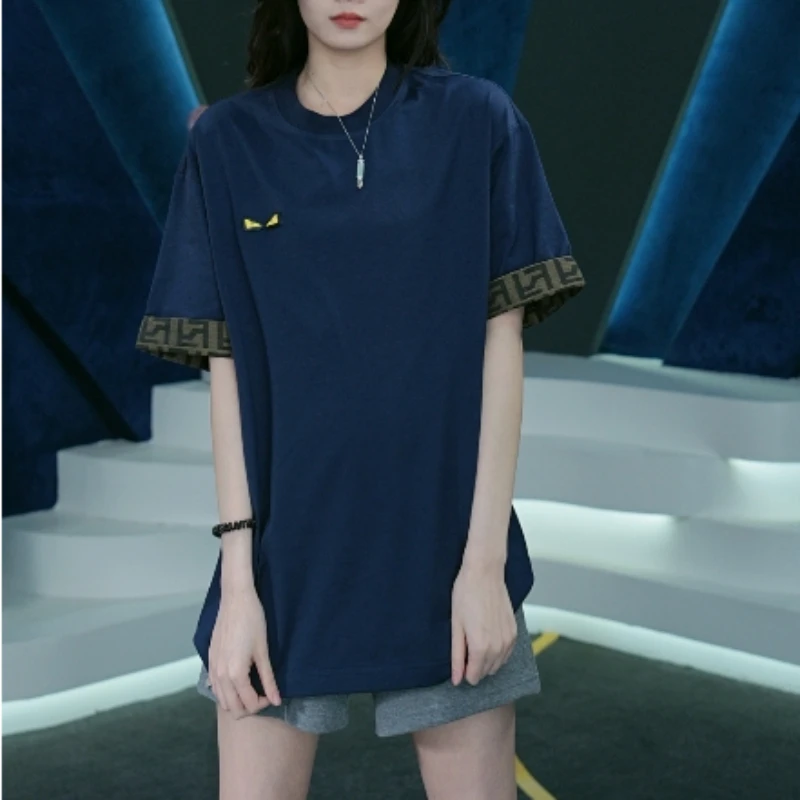 【绘尚D7黛仪6247】短袖T恤夏季休闲百搭男女同款圆领S256247