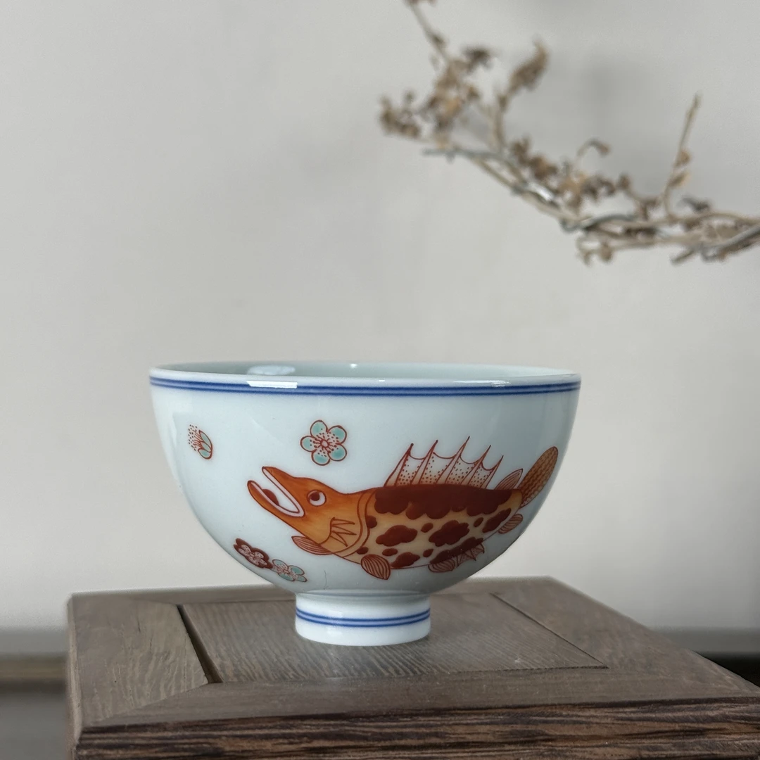 立勤堂 鳜鱼鸡心杯 LQ229