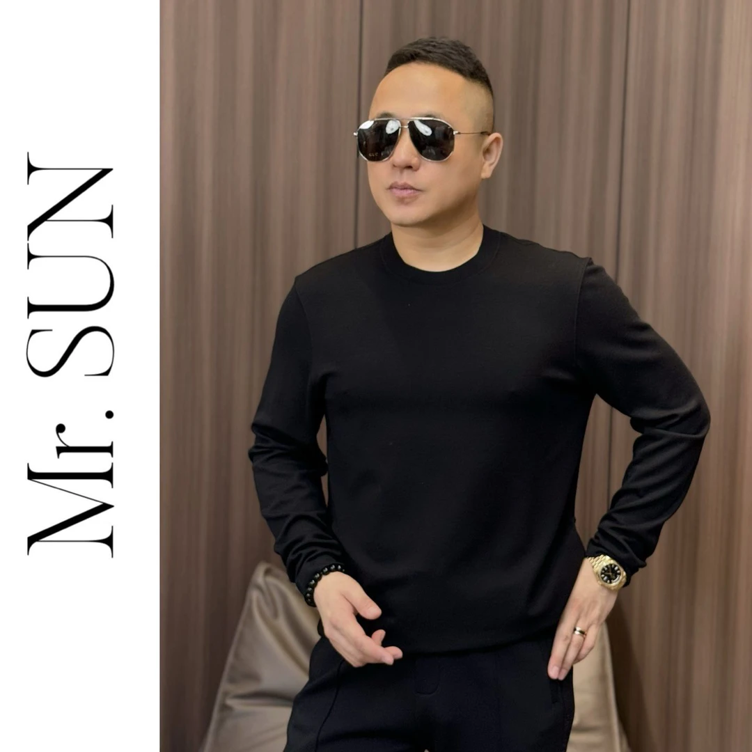 615孙先生|绵羊毛混纺长袖打底衫男款