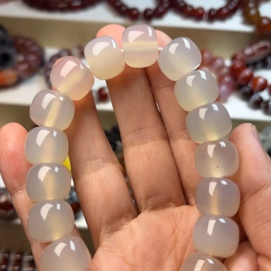 玛瑙/玉髓未镶嵌手链