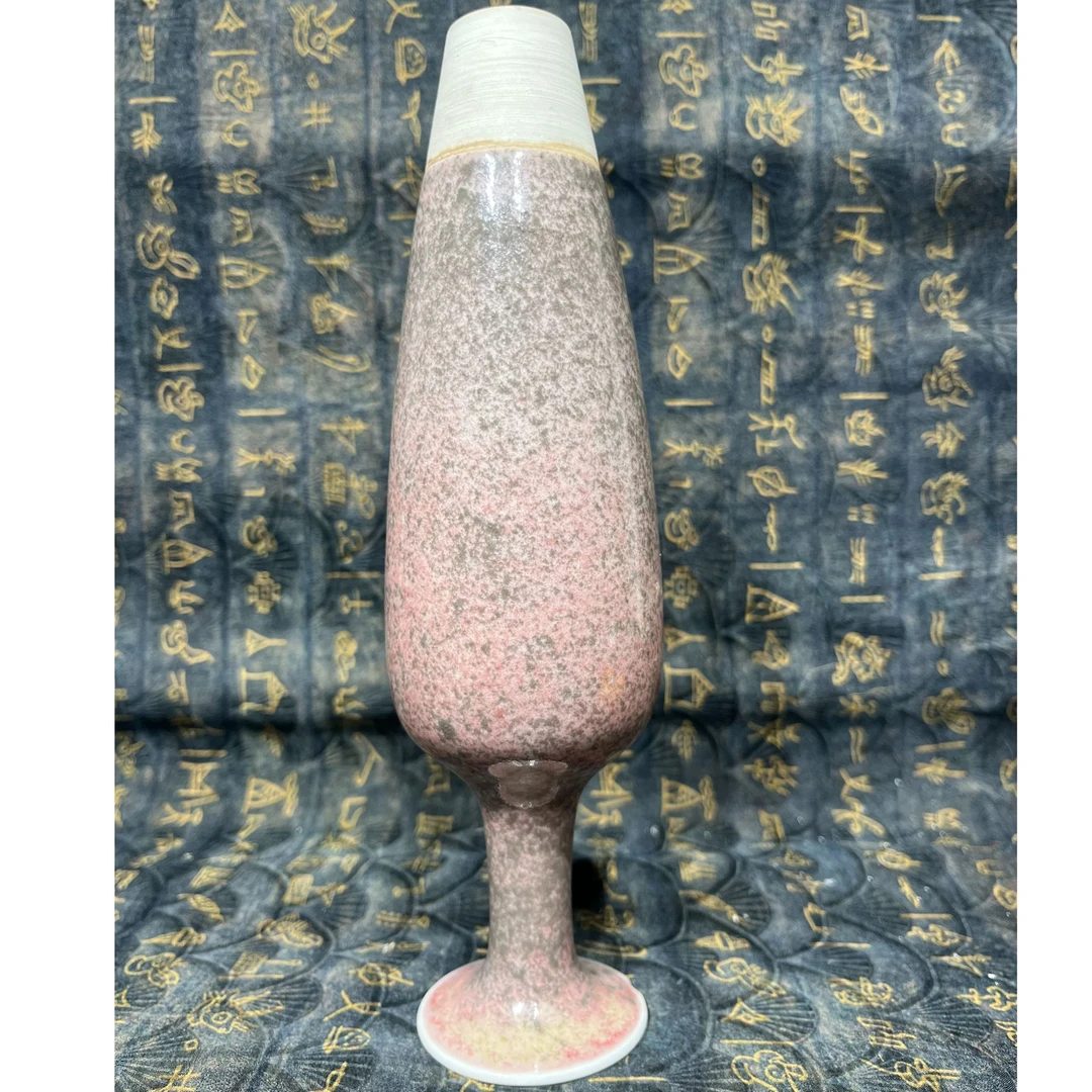 317 清晚期 豇豆红柳叶瓶-666