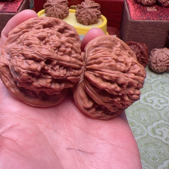 吊坠文玩核桃四座楼手把件