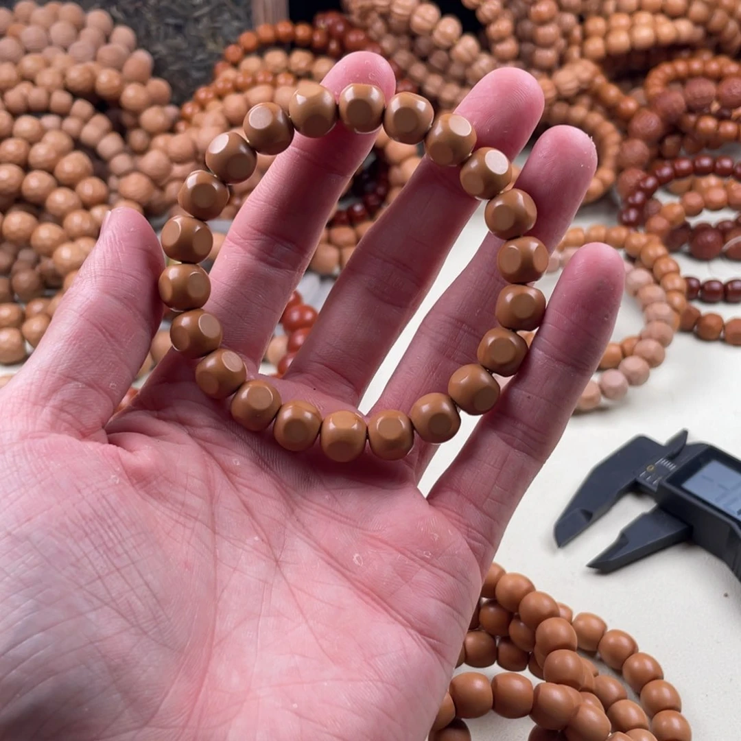 猴头核桃手串全品自然走色小六方
