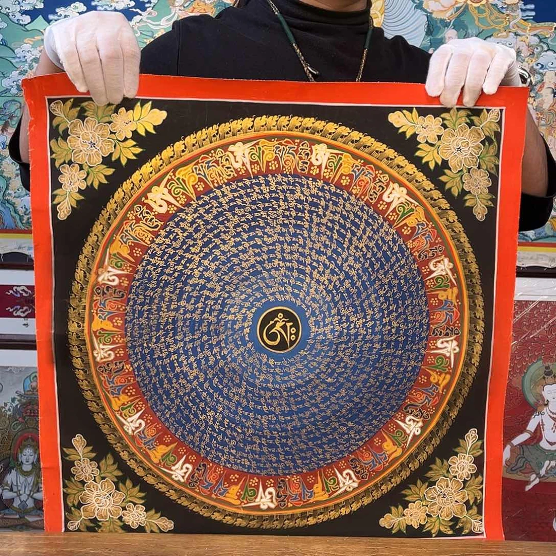 吊坠【尼泊尔】咒轮不带框50/50