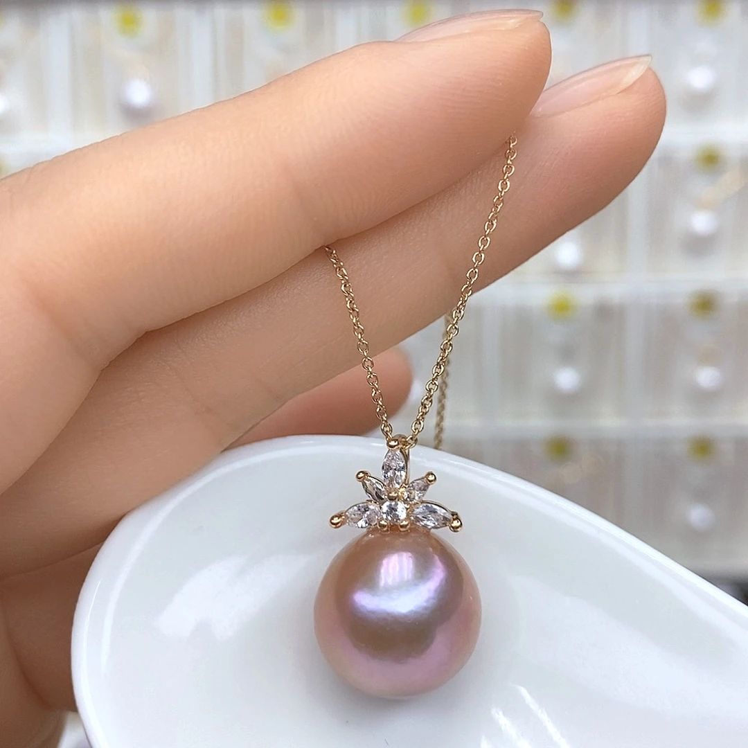 淡水珍珠合金颈饰