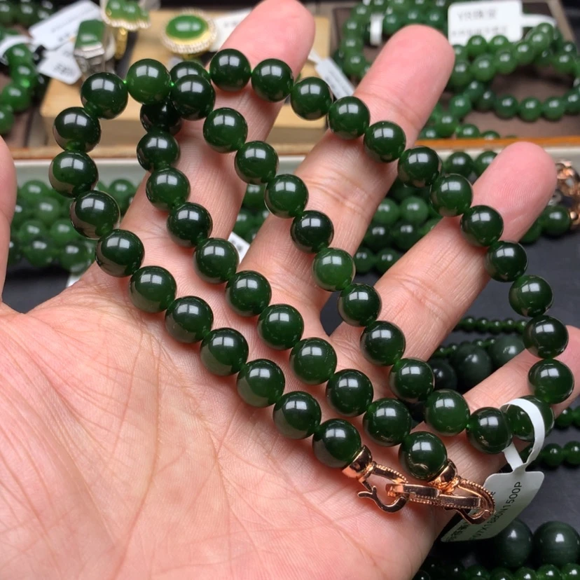 【闪购商品】颈饰未镶嵌和田玉（碧玉）我**旧10