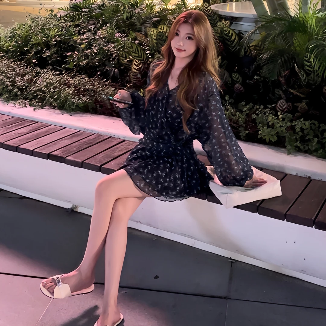 阿云服饰 59-159在这 网红千金轻奢南油上衣外套 扣号（n退n换）