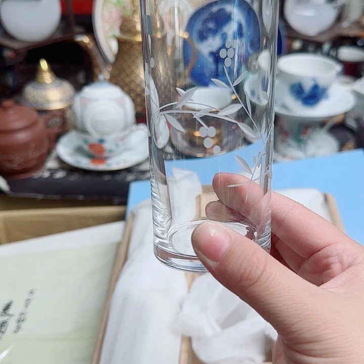 瓷片豪雅水晶切子5个啊啊啊啊啊啊啊