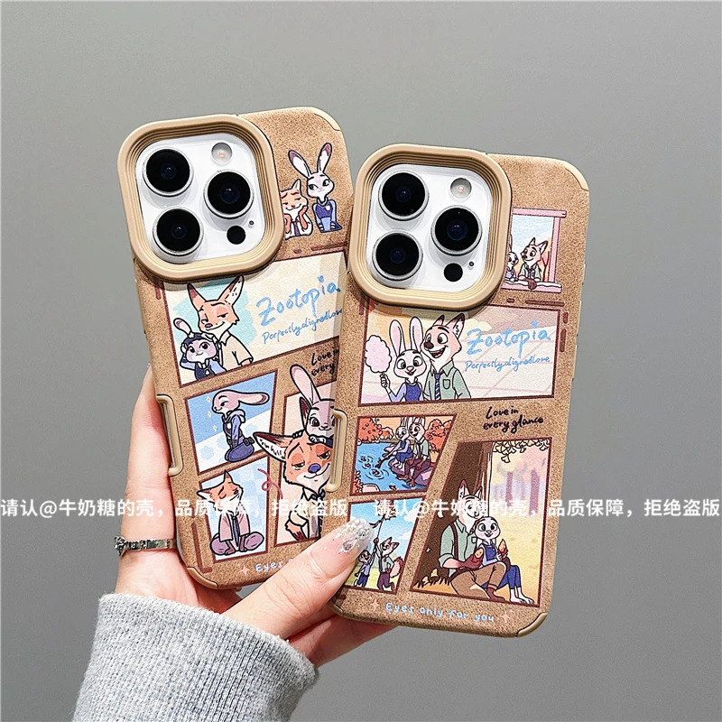 大孔翻毛皮适用苹果16/iPhone/华为荣耀/小米/手机壳Pura70防摔潮